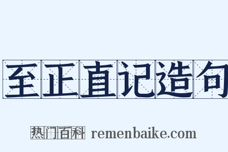 至正直记造句是什么意思的图片